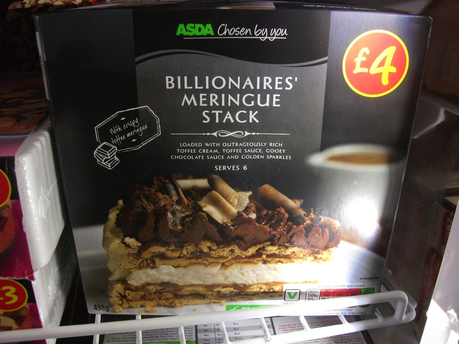 New at Asda! Dessert Hybrids, Cheesecakes, Gateaus, Pies, Ice Creams etc.