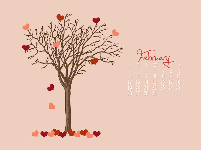 Please Note: Free February Desktop!