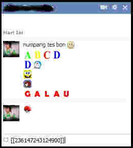 cara membuat gambar di chat facebook, kode untuk chat facebook, code