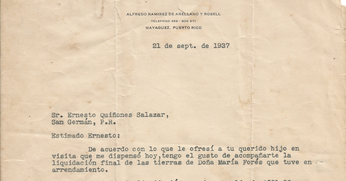 Aventis ROSARIO FERRÉ los RAMIREZ de ARELLANO y COFRESÍ o Pretexto