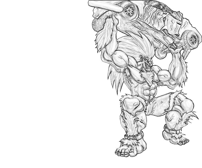 Blanka Strong Coloring Pages blanka-strong-coloring-pages