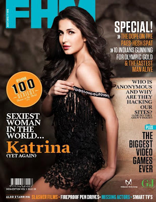 Katrina Kaif on Fhm Magazine India 2012 Cover page