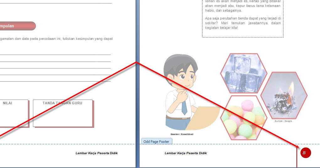 Cara Membuat Nomor Halaman Bolak Balik Pada Microsoft Word Sangpengajar Com