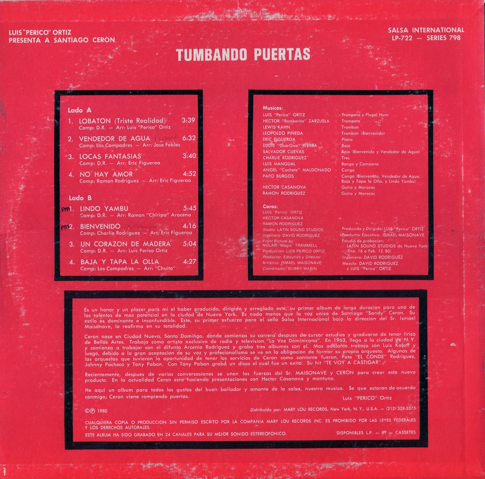 Santiago Ceron - Tumbando Puertas Santiago Ceron - Tumbando Puertas