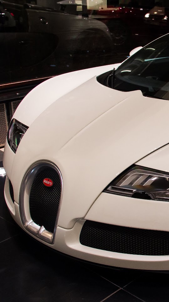 White Bugatti Veyron  Android Best Wallpaper