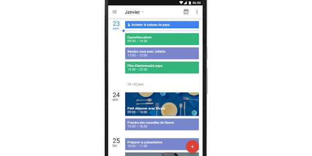 Google Kalender mit Smart Suggestions