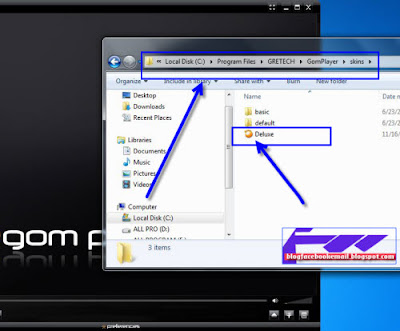 cara mengganti skin GOM media player terbaru