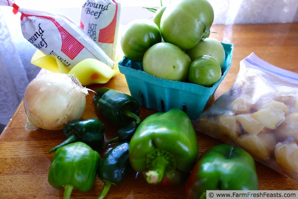 Farm Fresh Feasts Green Tomato Garlic Chili in the Instant Pot® or