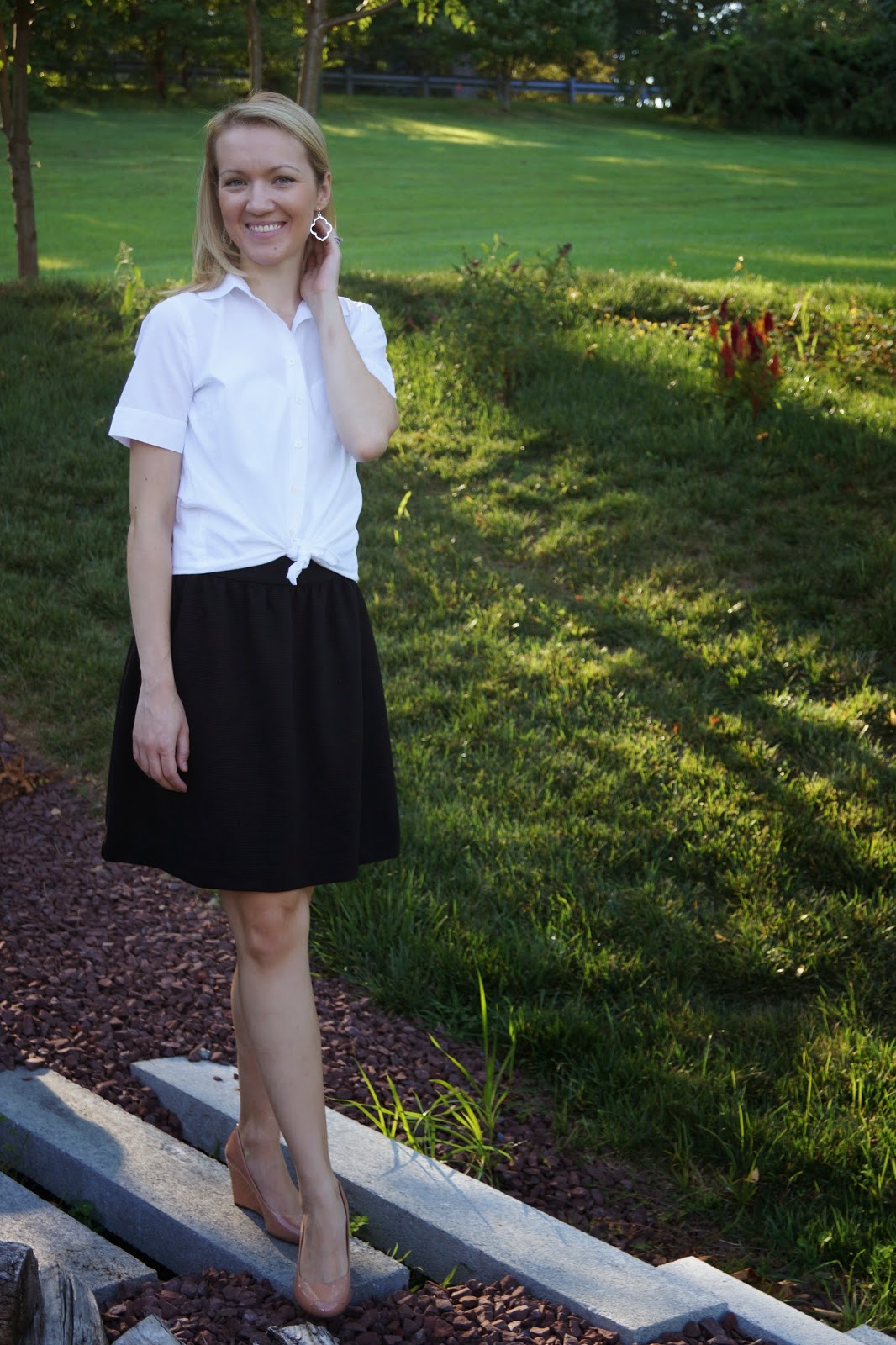 A Little Bit of WoWe Teacher Style Black Skirt Inspiration