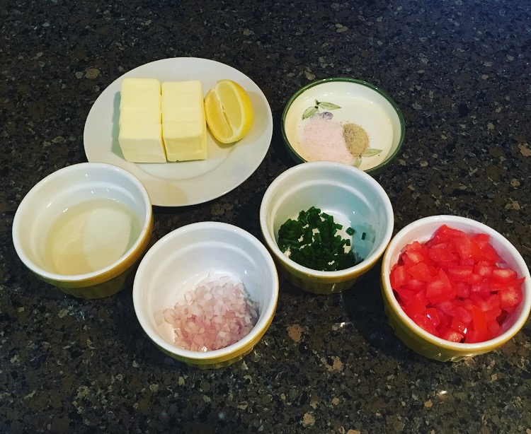 epicurean at home beurre blanc with tomato concassé