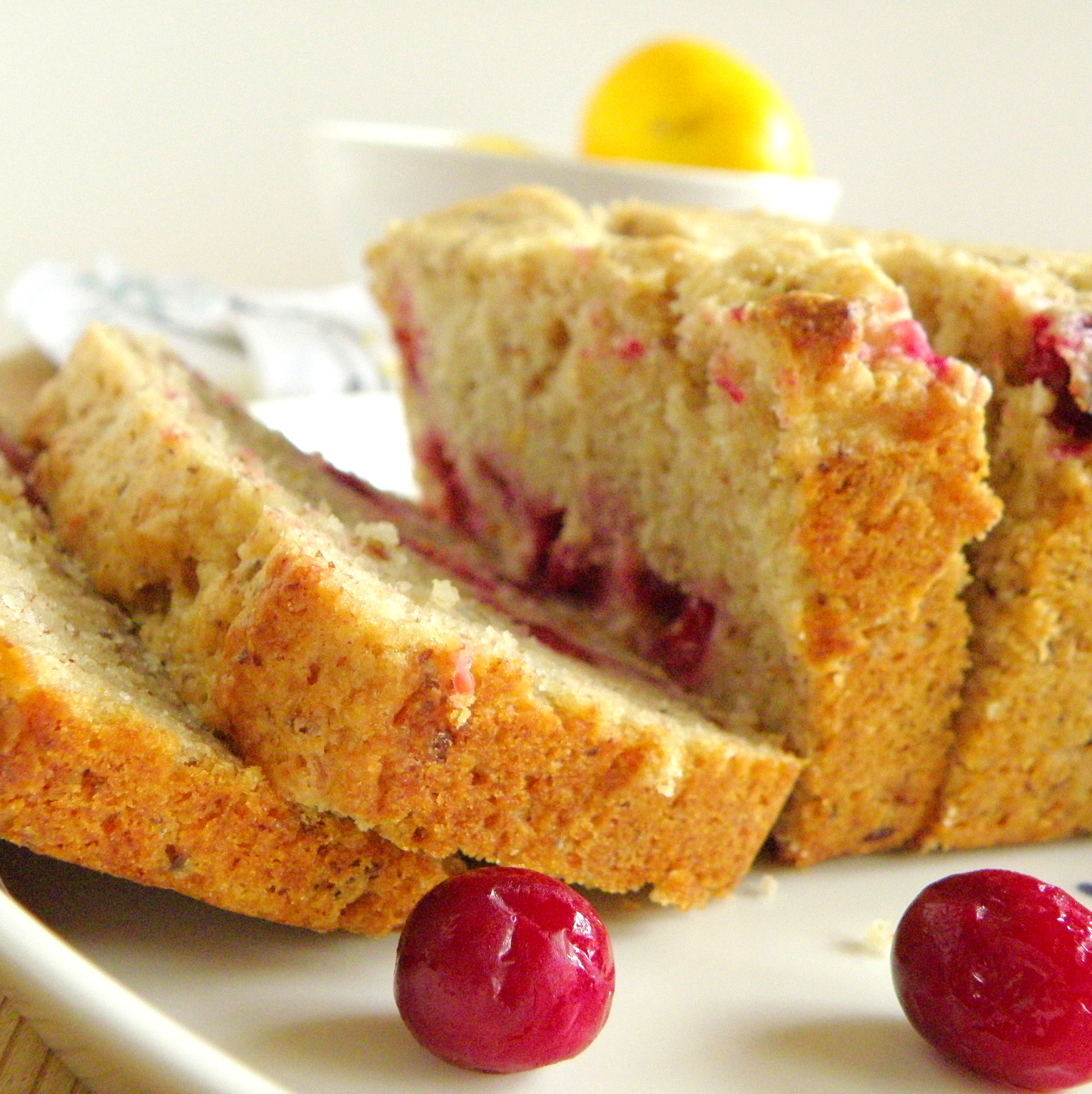 delicuteessen Vegan Cranberry & Lemon Bread