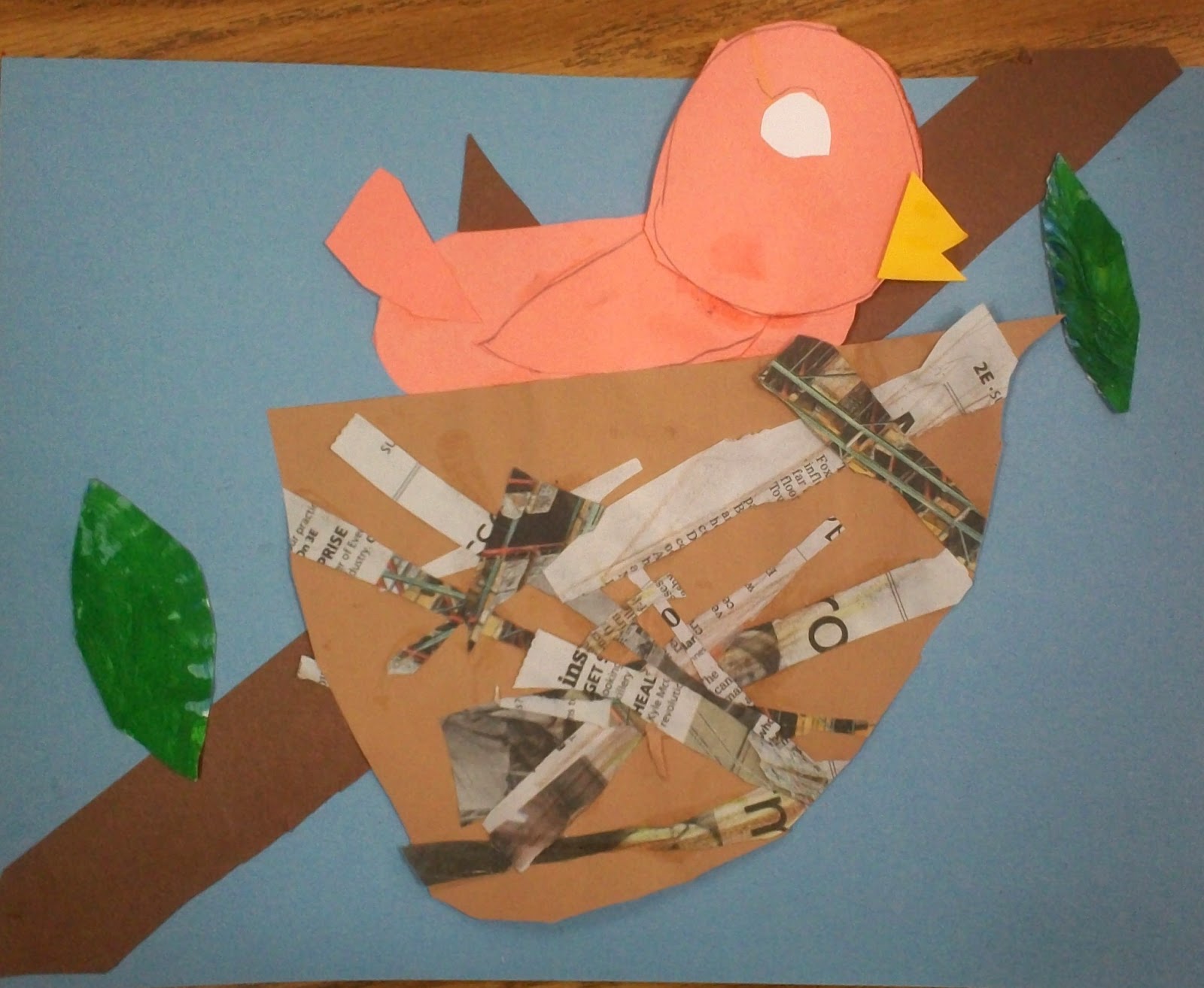 Art With Mr. E Mixed Media Bird Nests 1st Grade