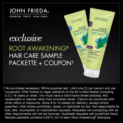 John frieda coupons