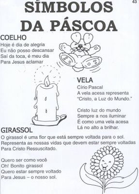 espa o educar atividades os s mbolos da p scoa