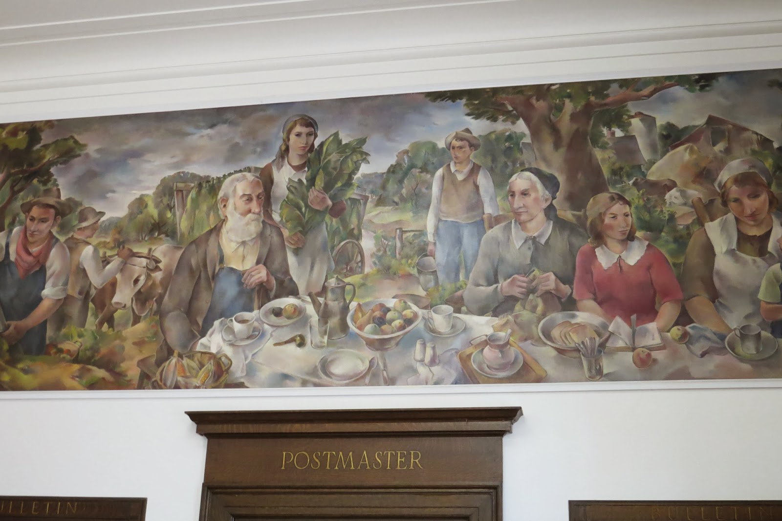 Nomadic Newfies Edgerton Post Office Mural