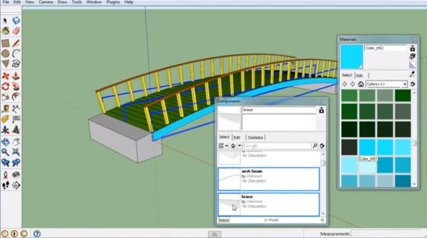 How to write a 3D model of a wooden bridge applications ... How to write a 3D mo