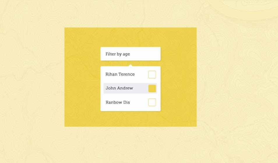 Dropdown Menu UI Dropdown Menu UI