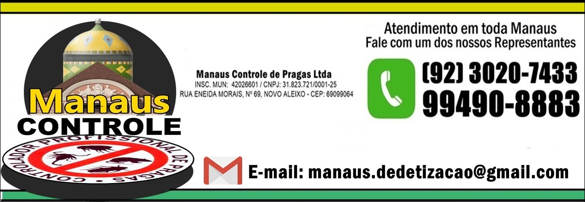 Dedetização em Manaus 24hs (3020-7433 / 99490-8883)