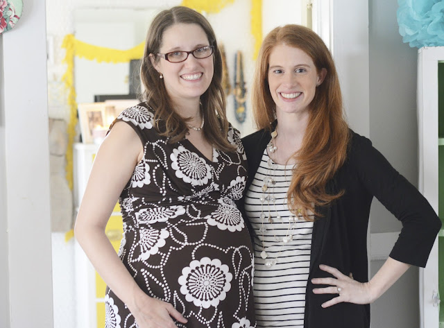 Two pregnant gals