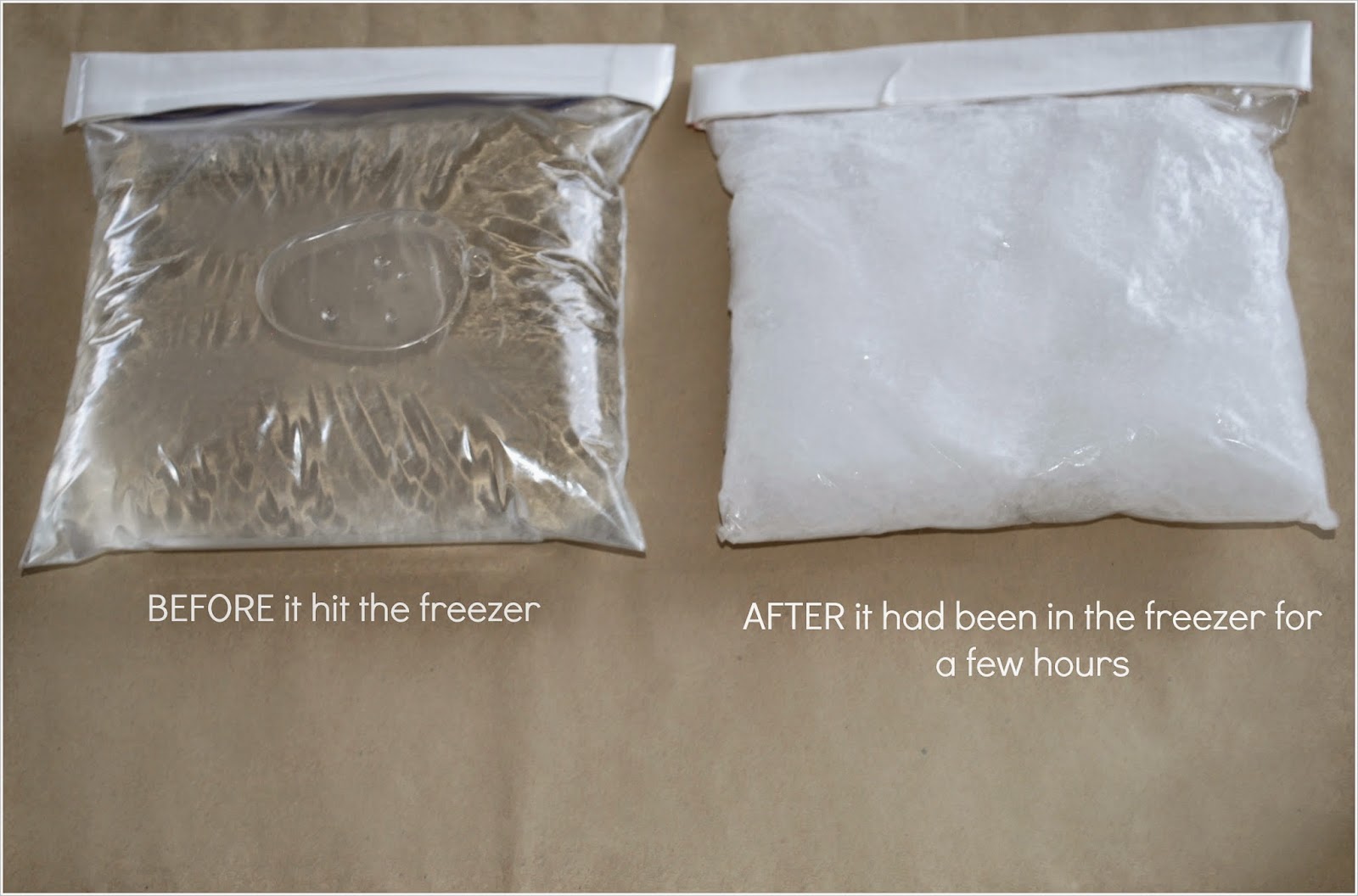 A Little Bit of Quiet DIY Cold Packs