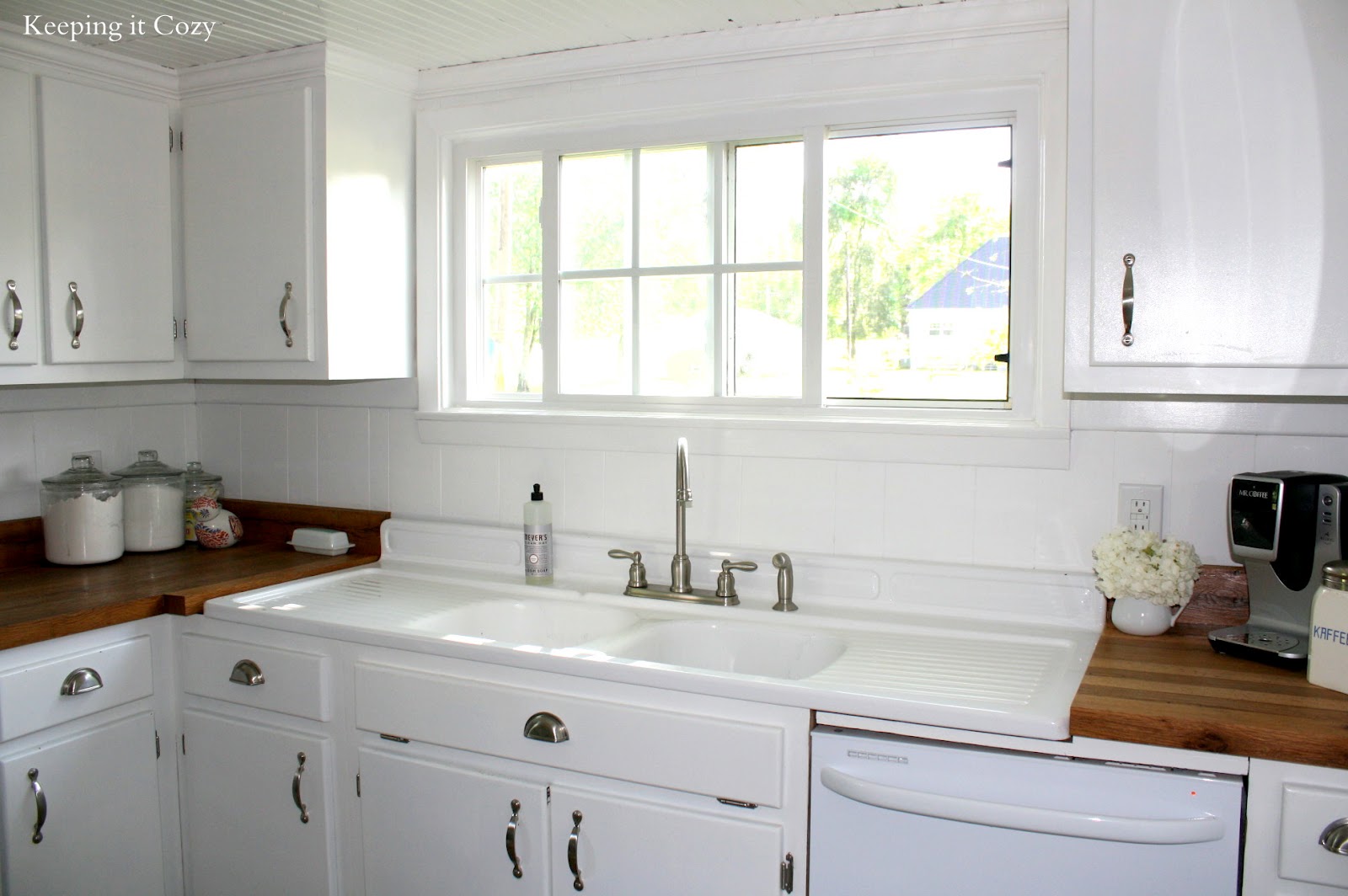 Reuse kitchen cabinets If you are visiting from Remodelaholic , I am so glad you stopped by