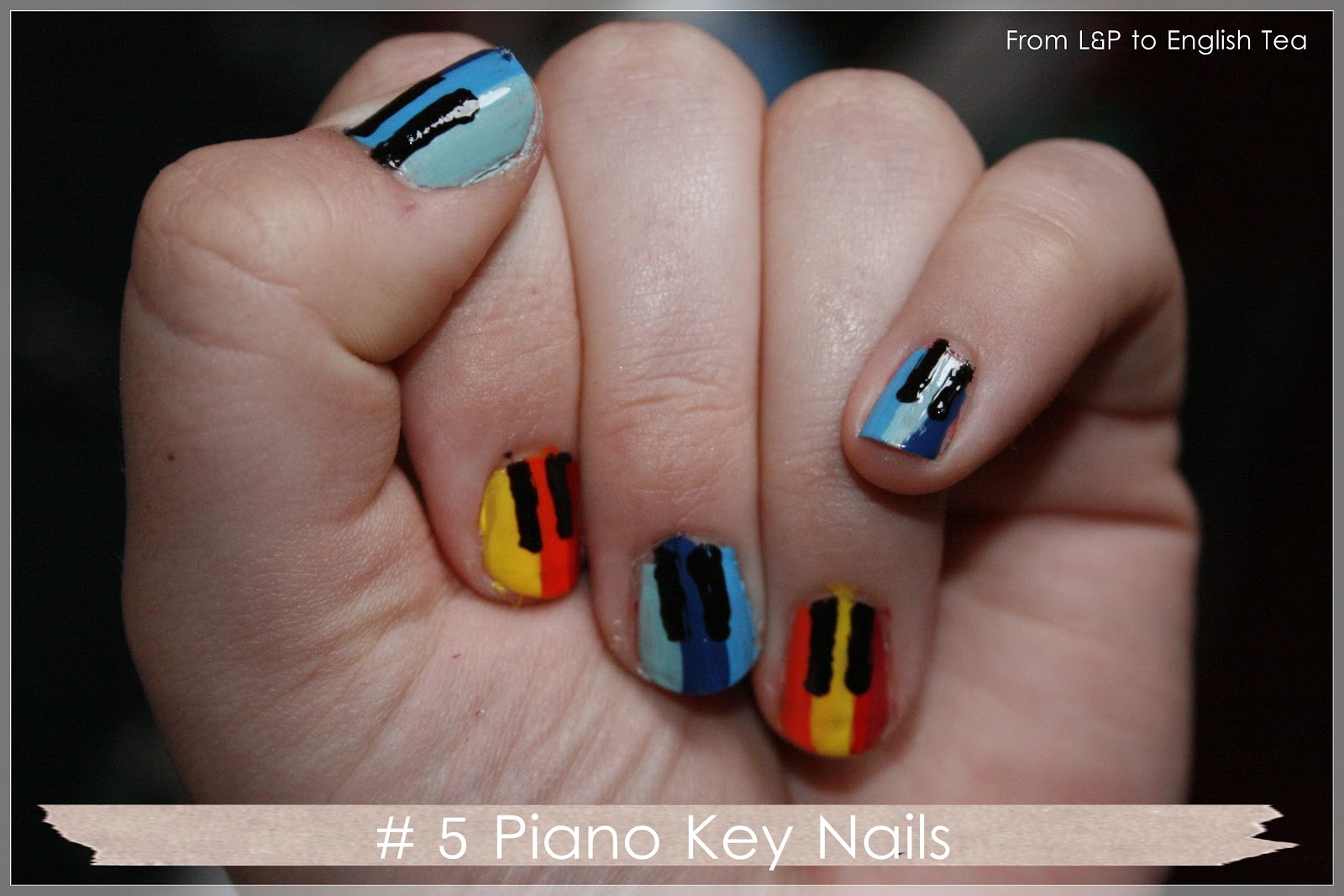 5. Piano Key Nail Art Ideas - wide 7