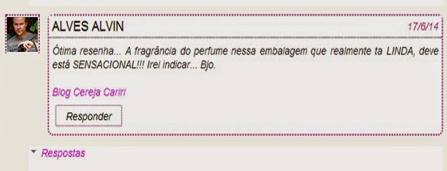 Link no endereço do seu blog nos comentários