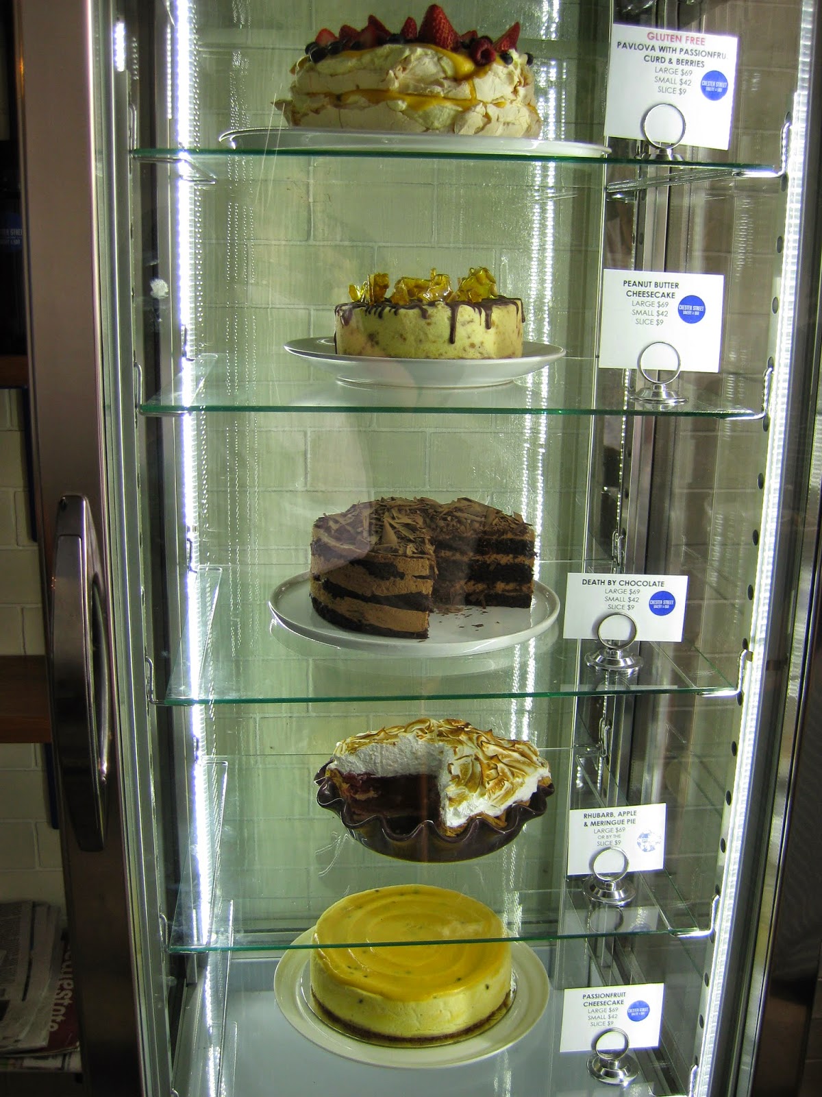 Cassie Cakes Review of Chester Street: cake cabinet Cassie Cakes Review of Chester Street: cake cabinet