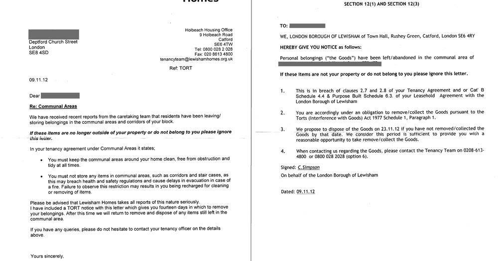 Crosswhatfields? Tort Notices