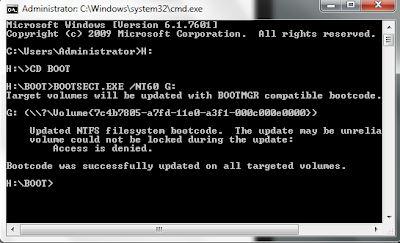 Windows 7 Installation (CMD)