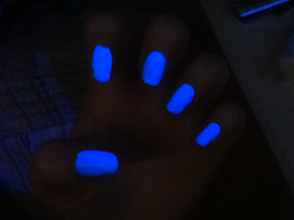 Vegan Nail Polish Swatches and Designs Black Light Nails