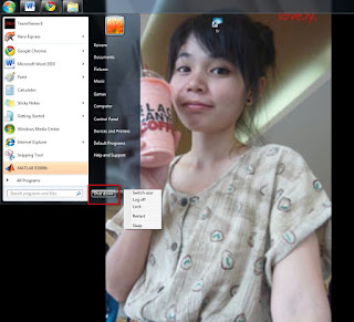 การเปลี่ยน Power Action Bottom ใน windows 7 การเปลี่ยน Power Action Bottom ใน windows 7
