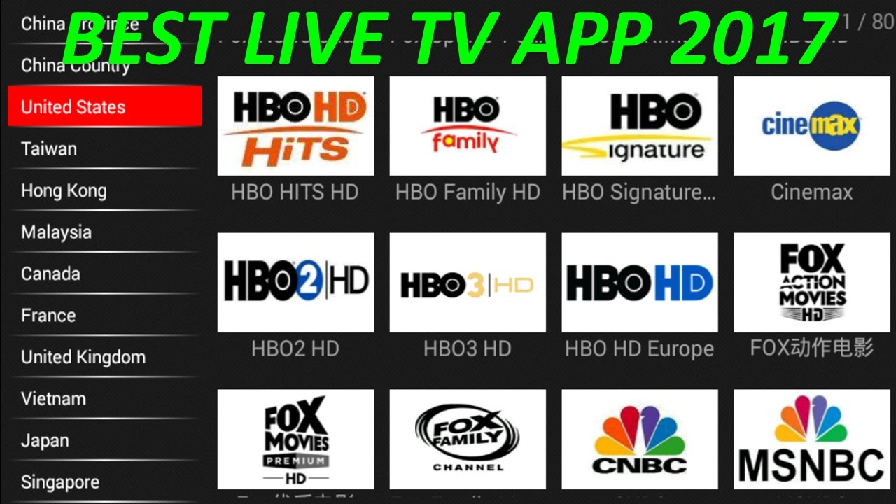 The Best Free Live Tv Iptv App For Android 2017 Better Than