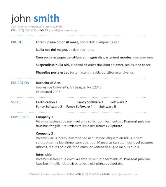 25 Free Resume Templates For Microsoft Word How To Make