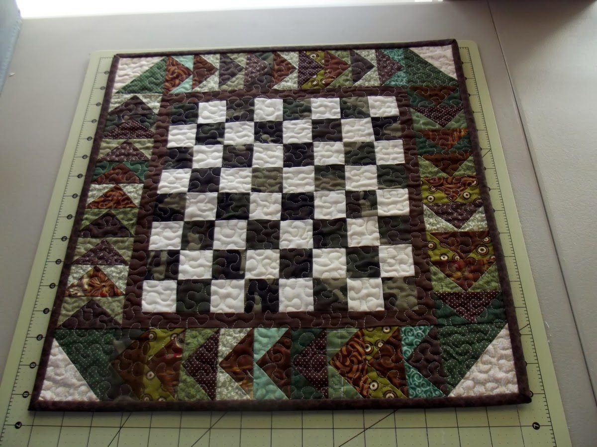 Angel Scraps Quilting Finished Two More Game Board Quilts for Guy Gifts