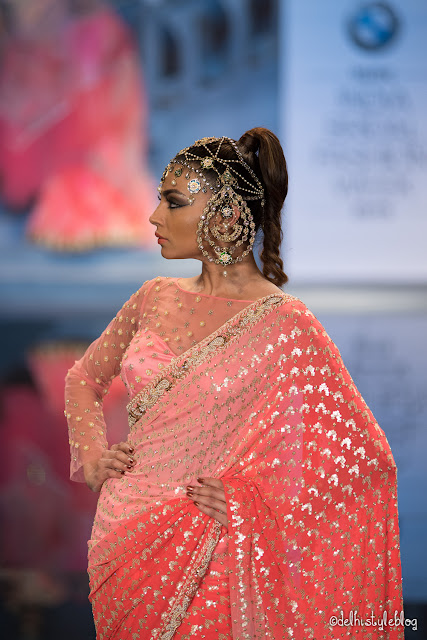 Swarovski Crystal Rose Gold and Light Chrome Suneet Varma IBFW2015