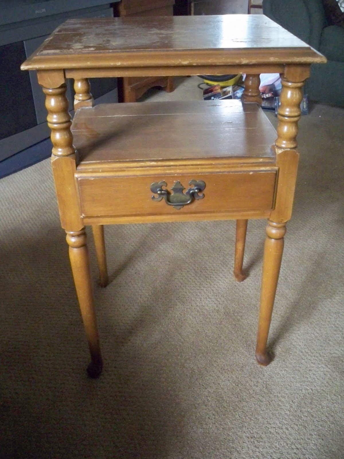 Making It Homey End Table for New Bedroom