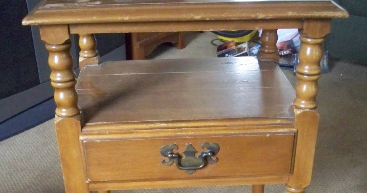 Making It Homey End Table for New Bedroom