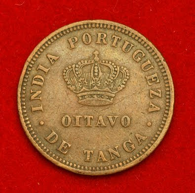 Colonial Coins Portuguese India Tanga 