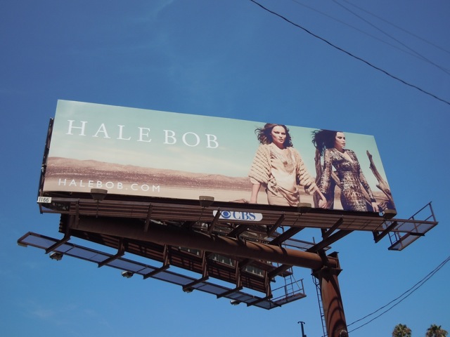 Hale Bob desert fashion billboard