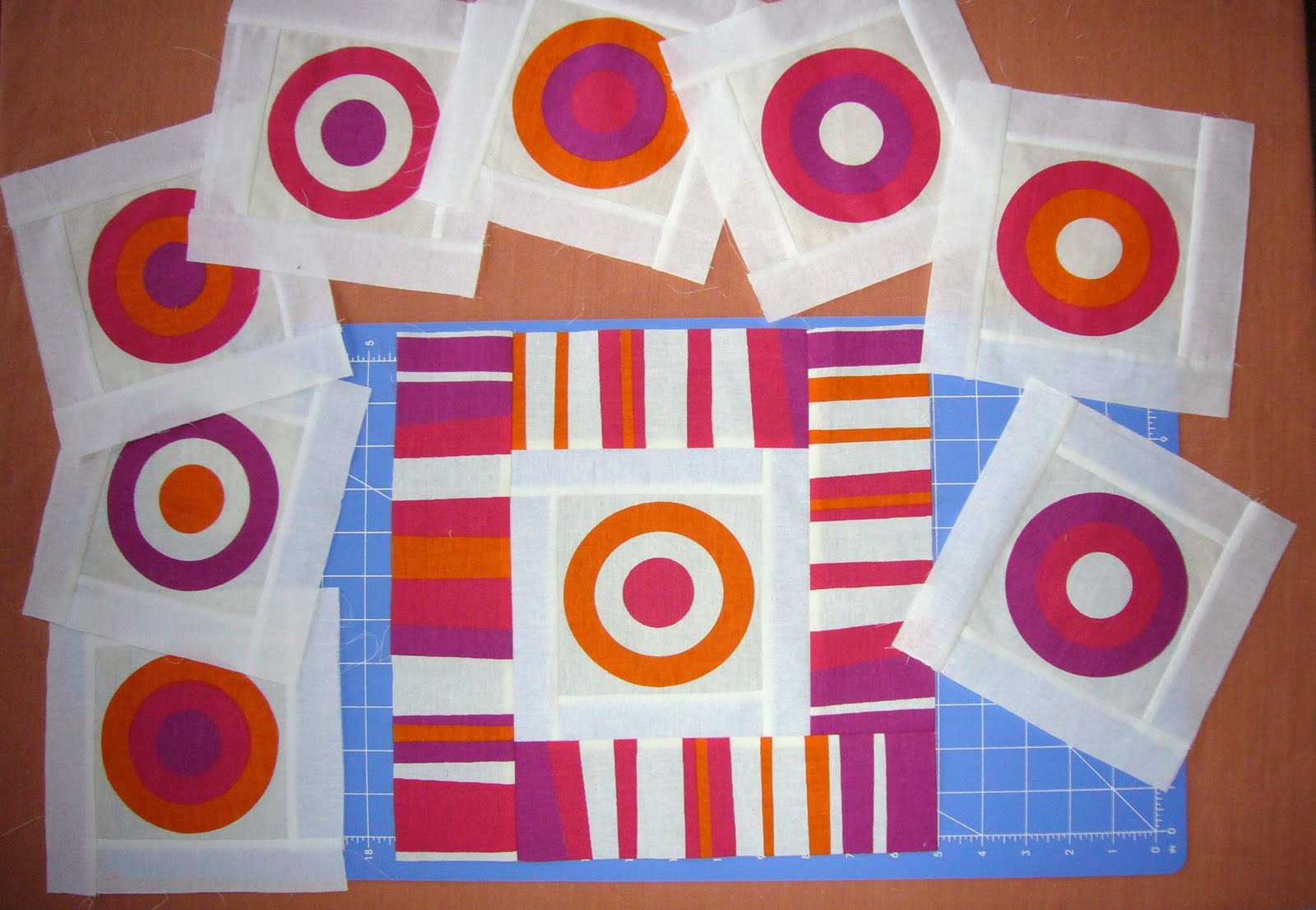 3patchcrafts Simply Log Cabin Baby Quilt
