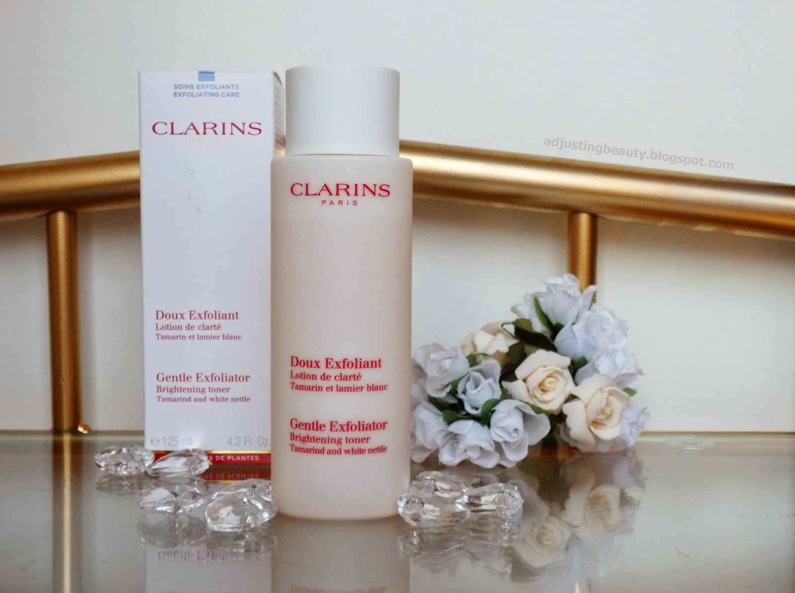 Review Clarins Gentle Exfoliator Brightening Toner Adjusting Beauty