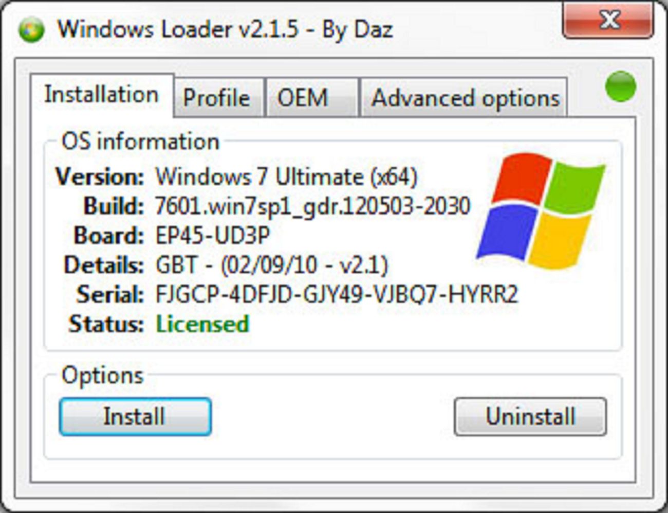 windows 7 loader 1.9.5