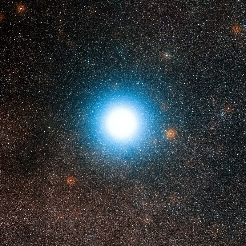 Pictures of Stars - Alpha Centauri Proxima Centauri System - nearest star to Earth Sun - closest star to Earth Sun