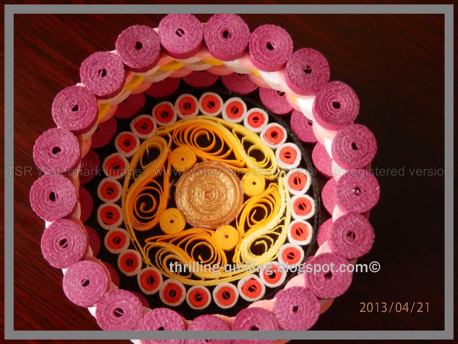 Thrilling Quilling Jewellery Box