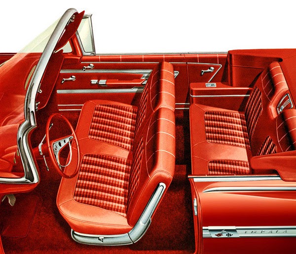 Work of art 1959 Red Impala