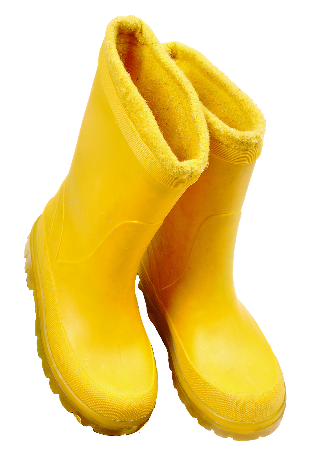 botte caoutchouc jaune