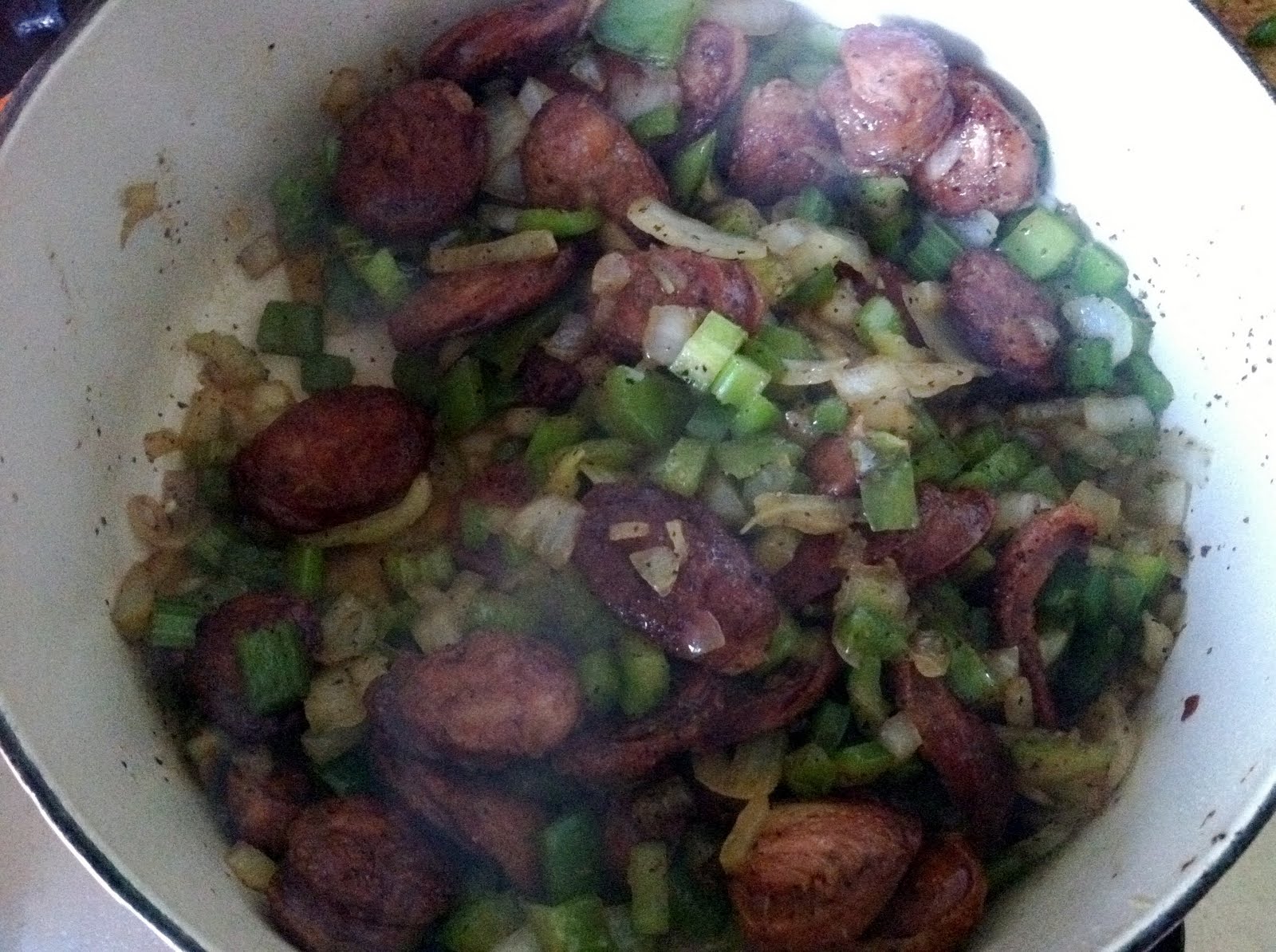 A to Zucchini Q is for Quinoa Jambalaya with Shrimp and Sausage