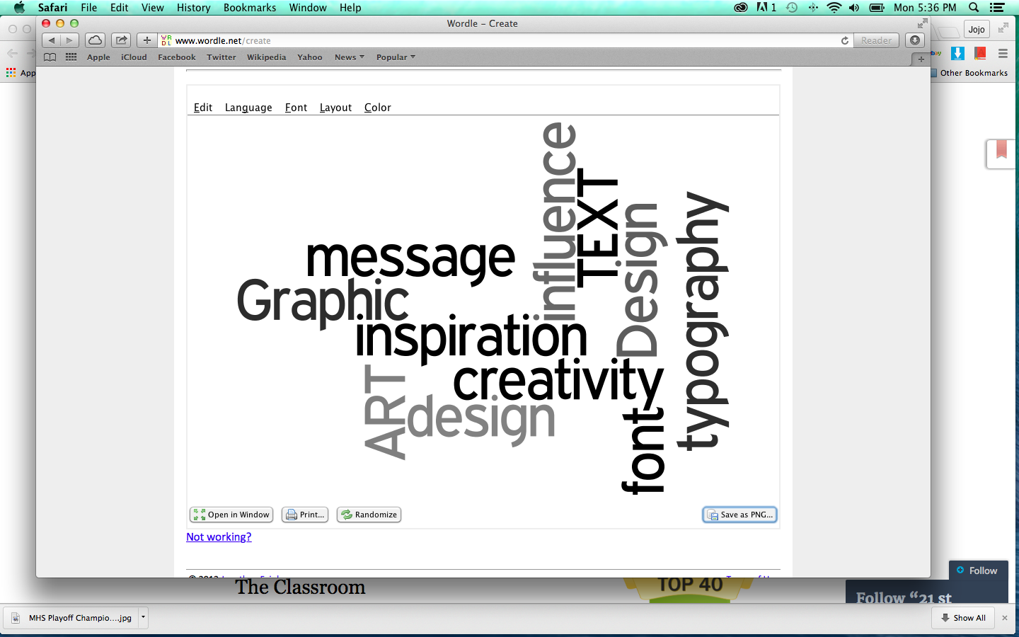Jojo' Wordle Jojo's Wordle