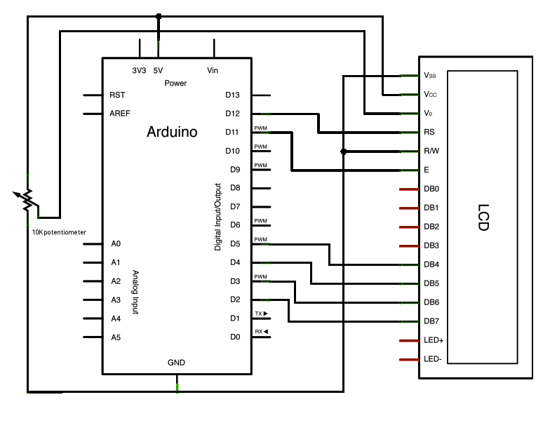 Conhecendo componentes eletronicos - Página 3 DisplayLCD+16x2+esquema